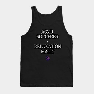 ASMR Sorcerer Relaxation Magic Wellness, Self Care and Mindfulness Tank Top